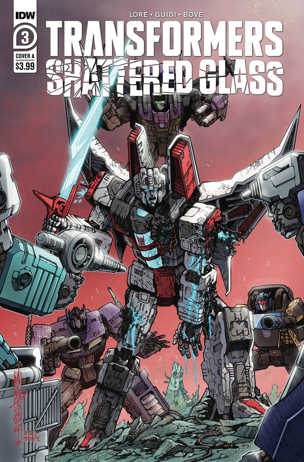 Transformers Shattered Glass Issue No 3 Comic Book Preview  (1 of 9)